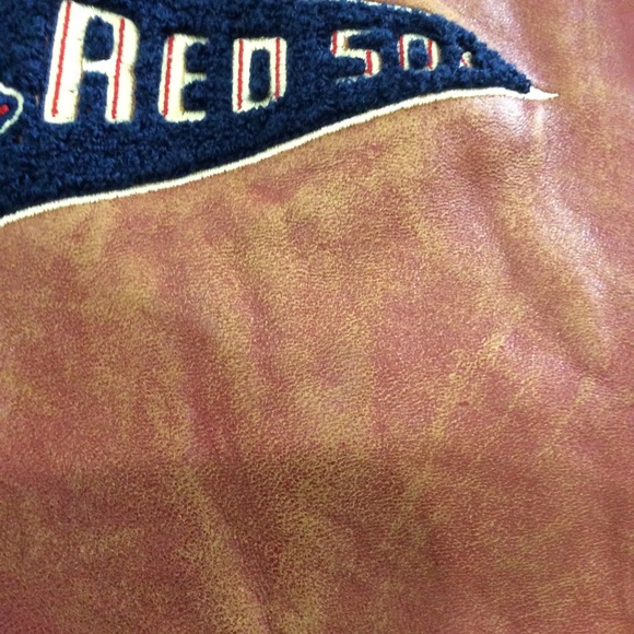 Word Series 1967 Boston Red Sox Reversible Button-Up Wool Blend Jacket - Picture 13 of 16